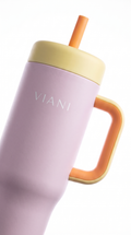 Botella Retro Anti Derrame 650ml Rosa