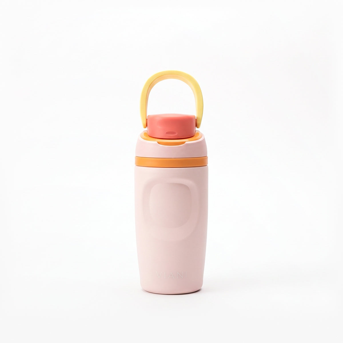 Botella Hydra VIANI rosa con la manija levantada