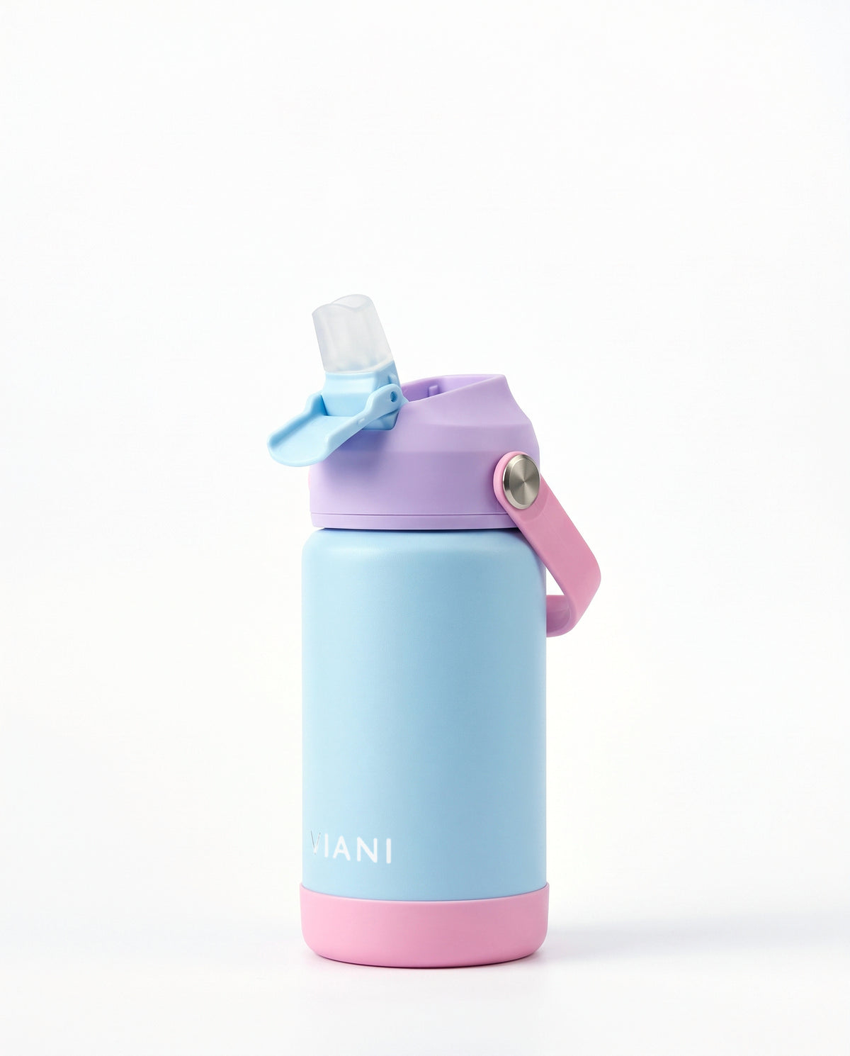 Botella kids VIANI celeste de costado