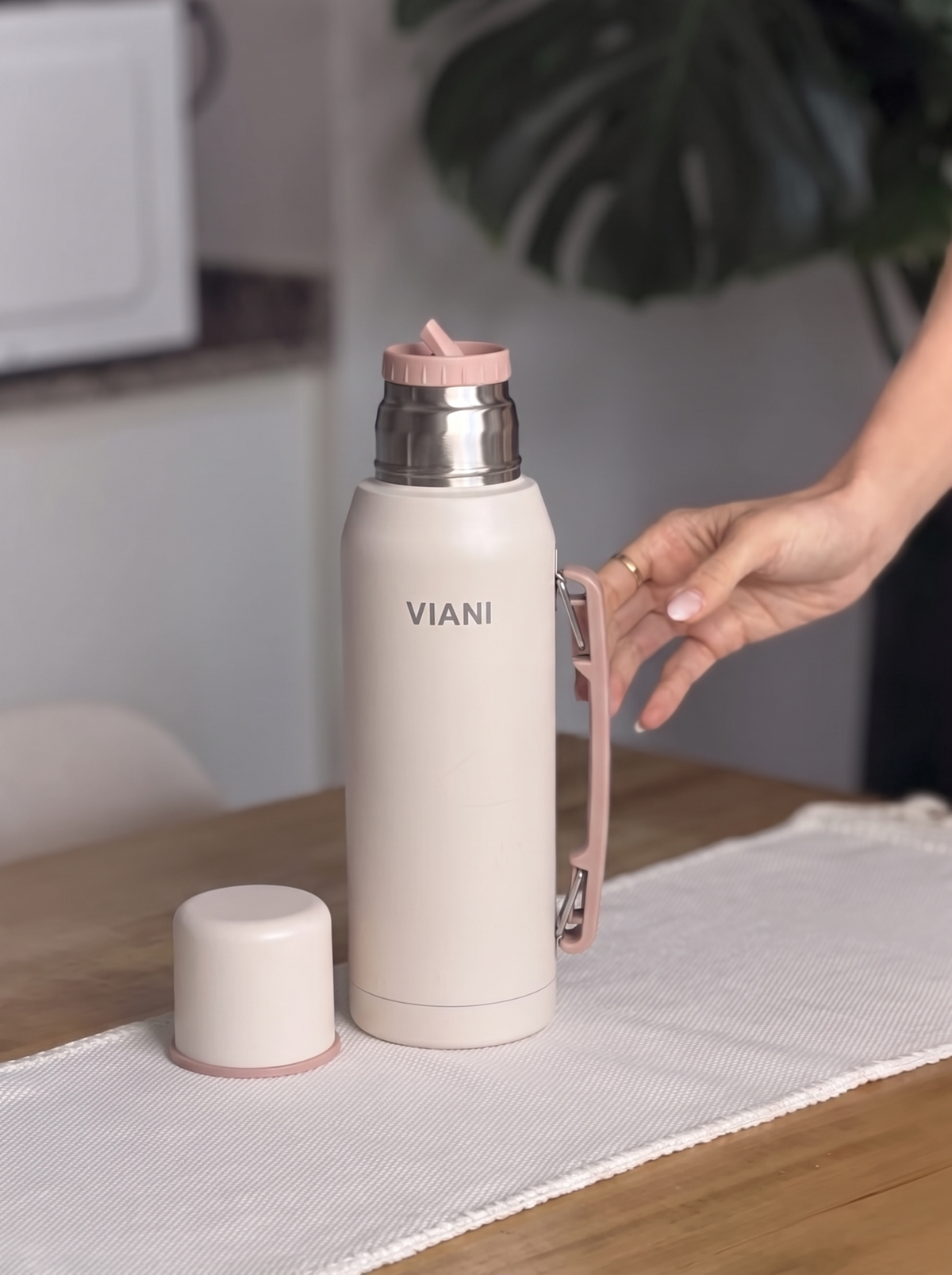 Termo VIANI Rosa Classic 1LT + Mate de regalo