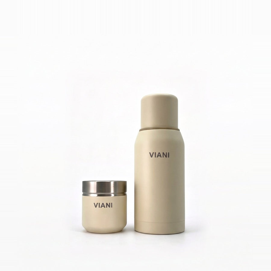 Termo VIANI Beige 750ml + Mate de regalo