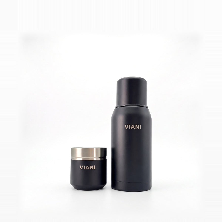 Termo VIANI Negro 750ml + Mate de regalo
